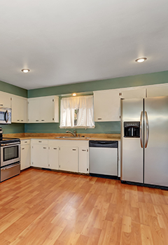 Forest River Custom Kitchen Design & Hardwood Floor