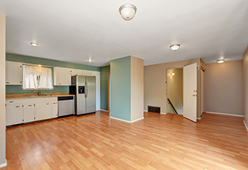 Custom Kitchen Design & Hardwood Floor - Forest River